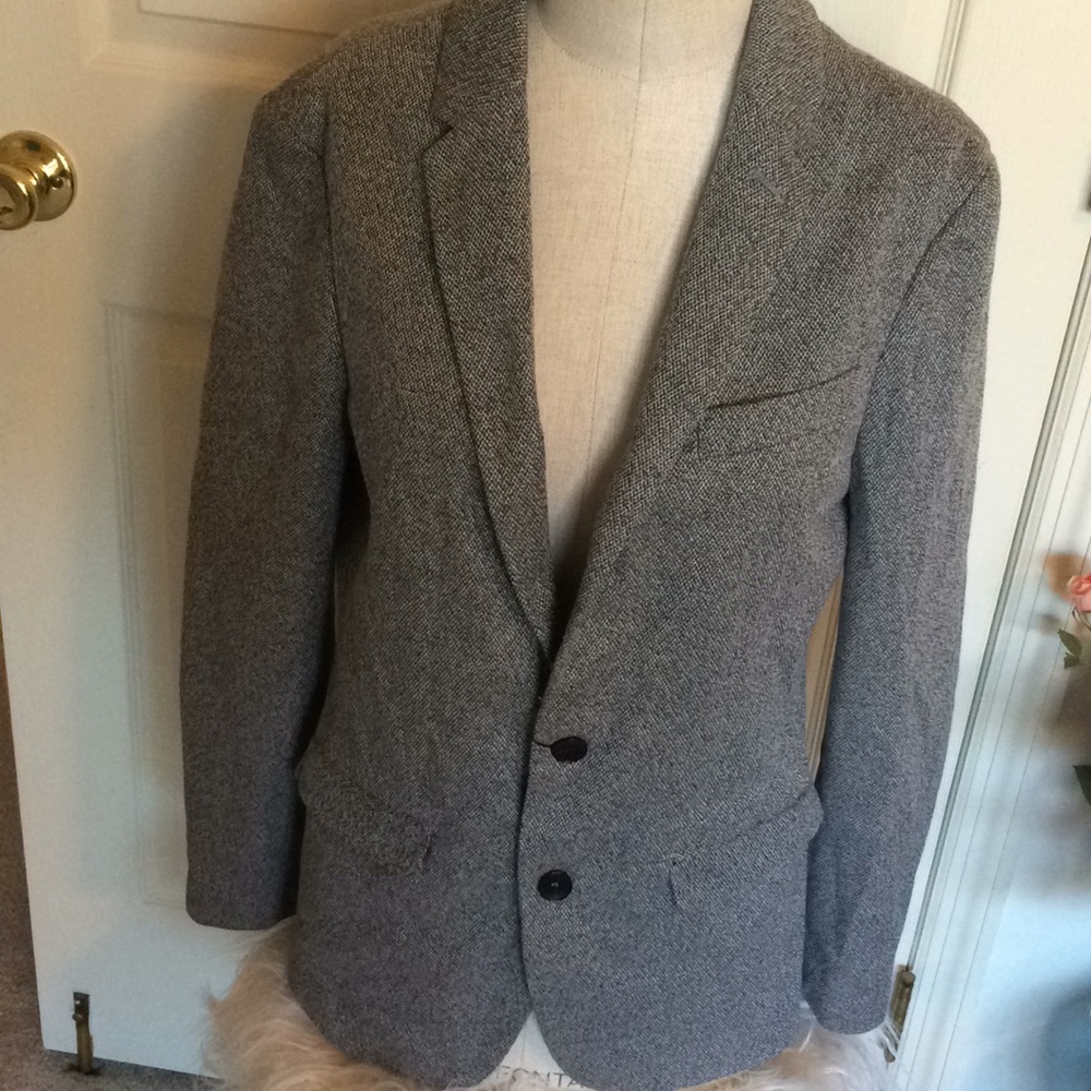 Zara man new gray blazer size medium - Picture 3 of 5